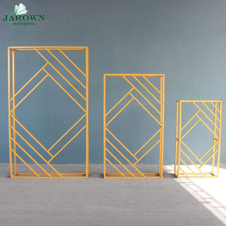 2 Colors Paint Rectangle with Diamond Arch