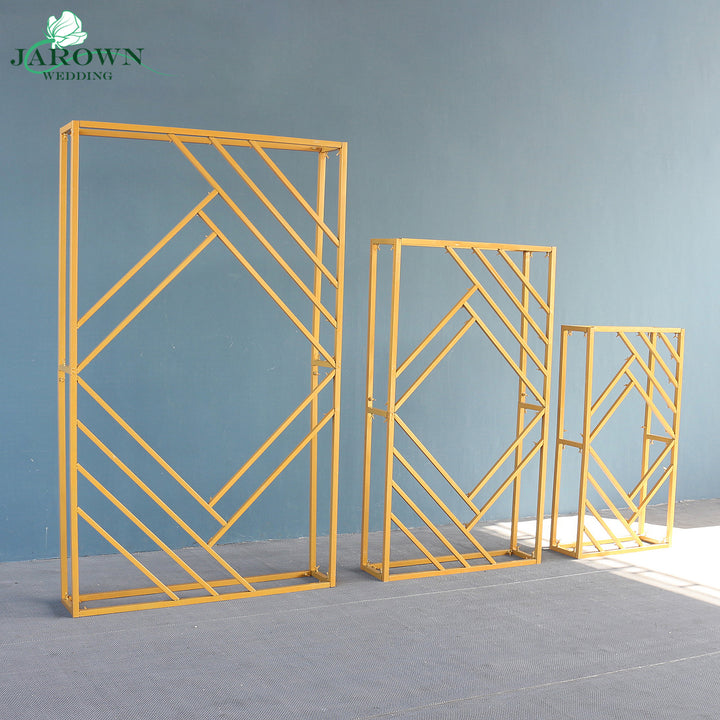 2 Colors Paint Rectangle with Diamond Arch