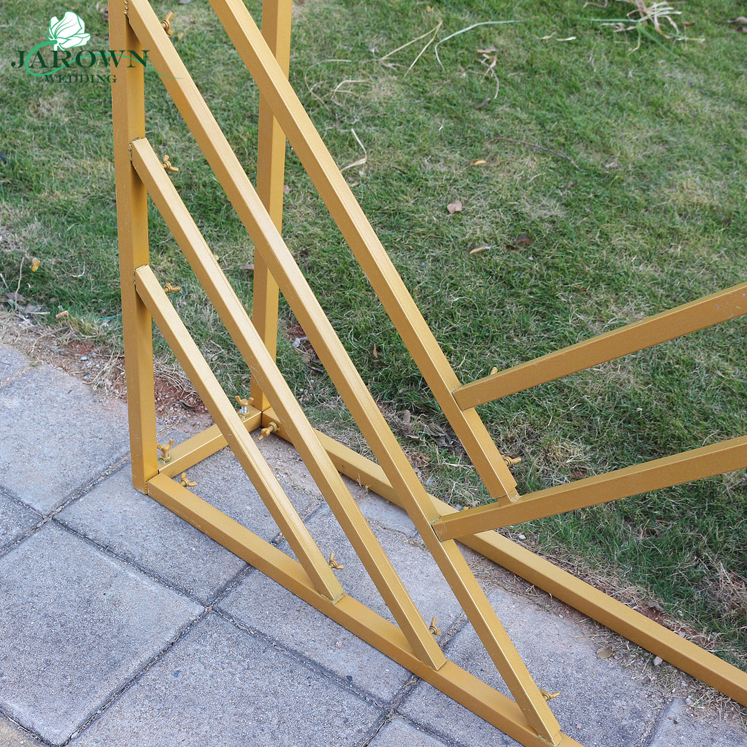 2 Colors Paint Rectangle with Diamond Arch