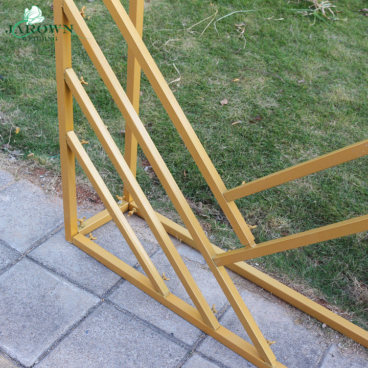 2 Colors Paint Rectangle with Diamond Arch