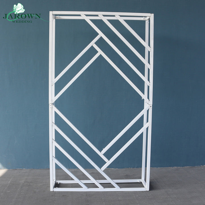 2 Colors Paint Rectangle with Diamond Arch