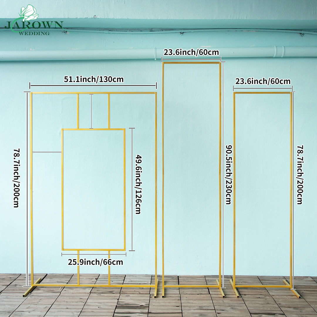 3 Colors Paint Rectangle Arch Set