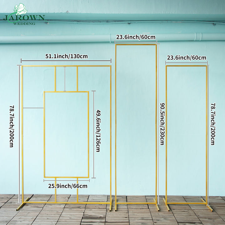 3 Colors Paint Rectangle Arch Set