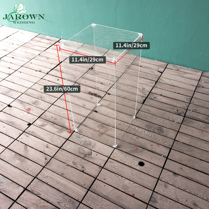 Acrylic Clear Cuboid Pro Stand