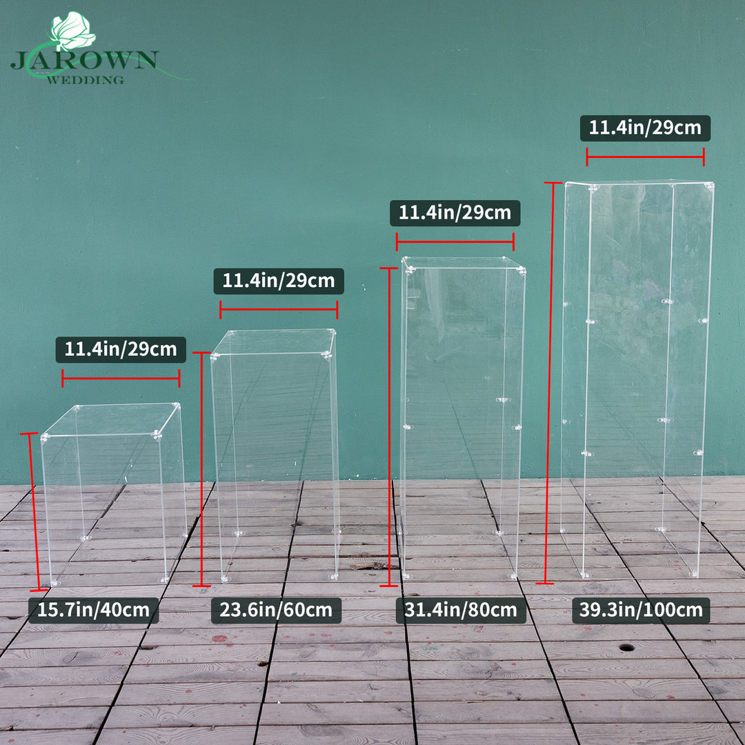 Acrylic Clear Cuboid Pro Stand