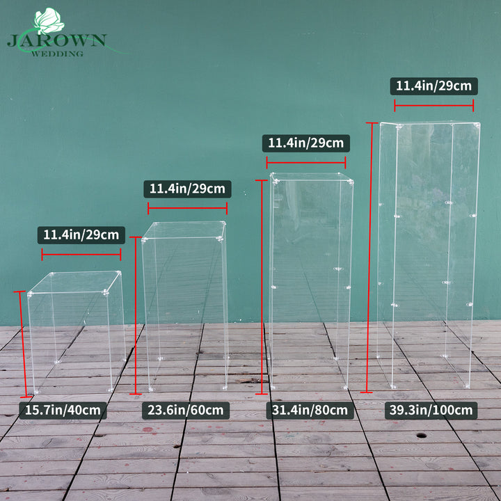 Acrylic Clear Cuboid Pro Stand