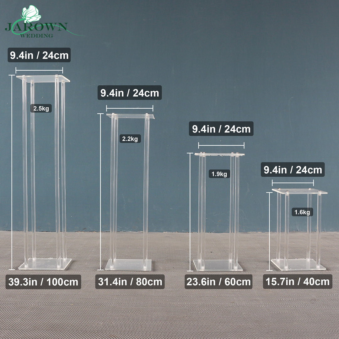 Acrylic Cuboid Stand Set – JarownWedding