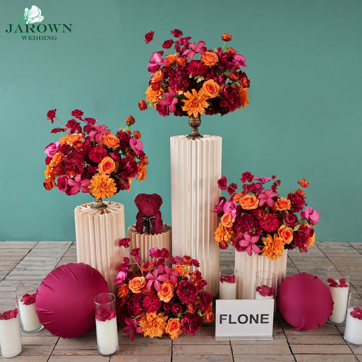 Aisle&Centerpiece in Red/Orange