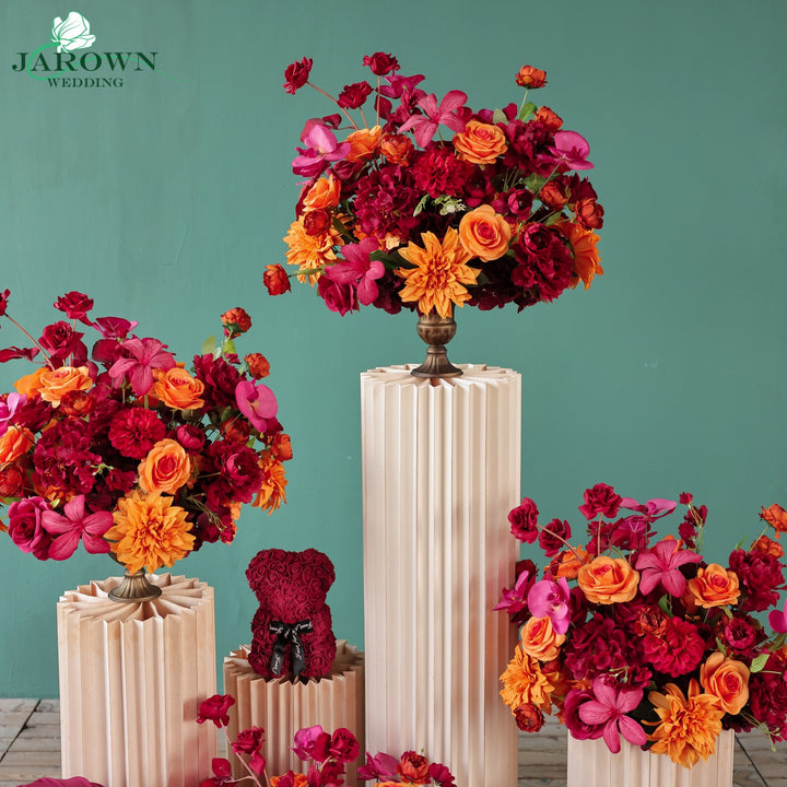 Aisle&Centerpiece in Red/Orange