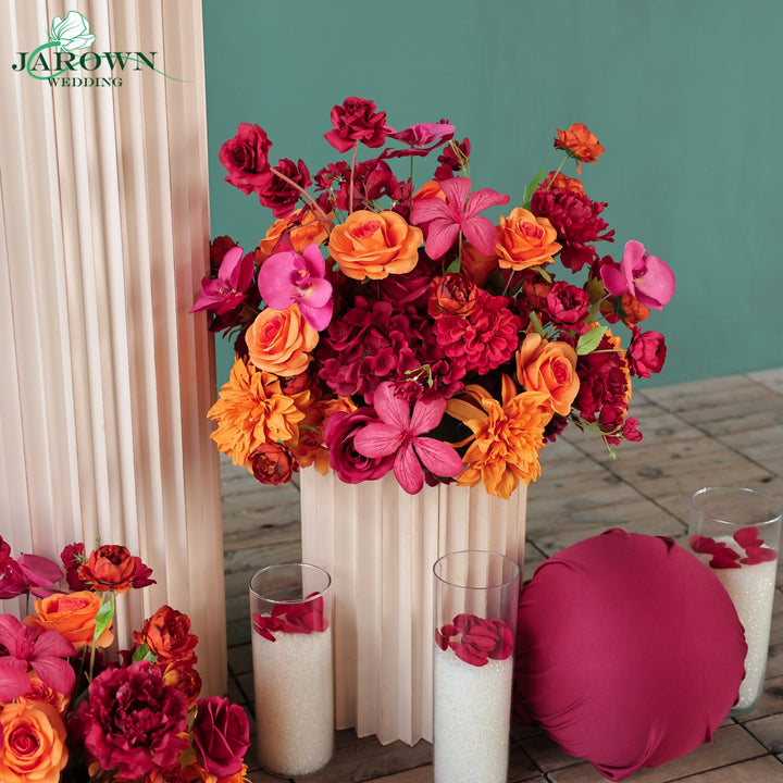 Aisle&Centerpiece in Red/Orange
