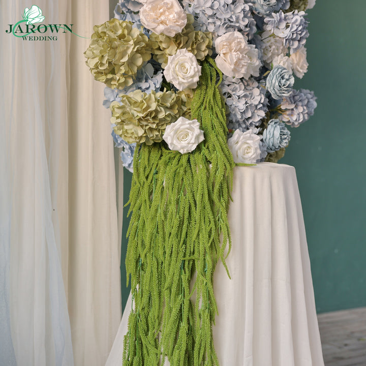 Backdrop Flowers in Blue/Green/White
