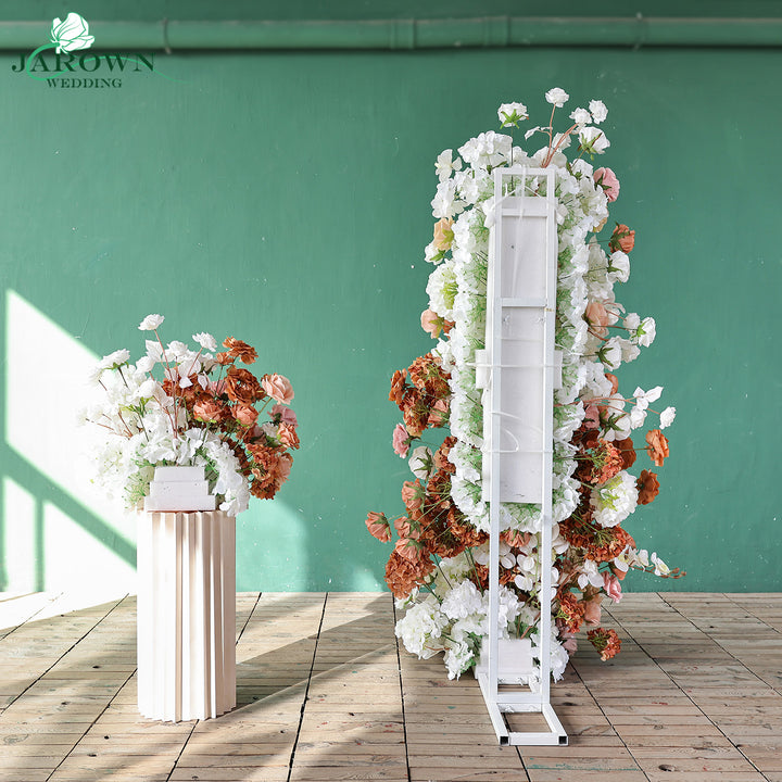 Aisle & Backdrop Flower in Brown/White/Pink