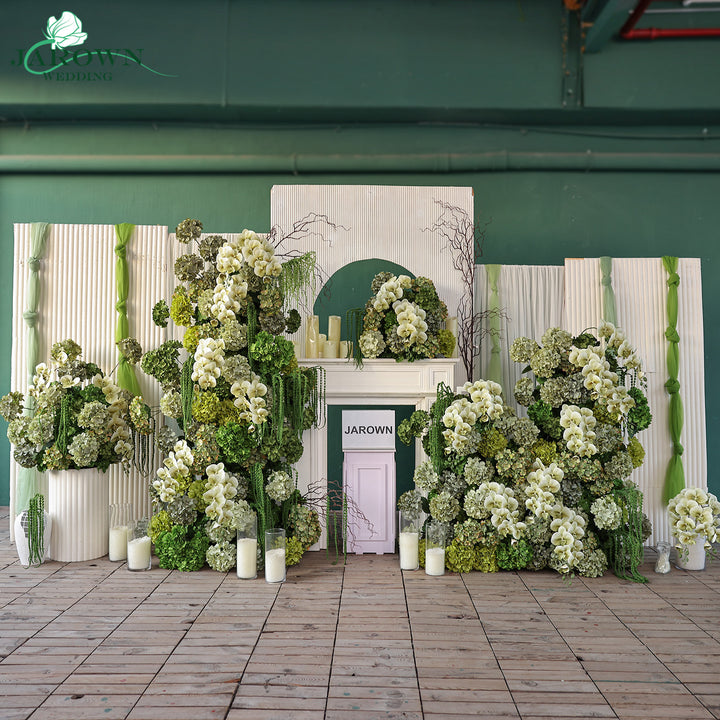 Aisle & Backdrop Flower in Green