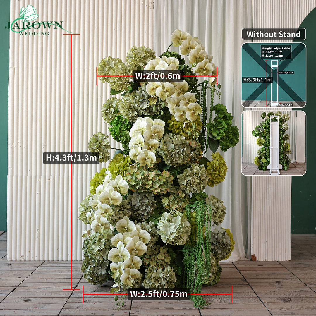 Aisle & Backdrop Flower in Green