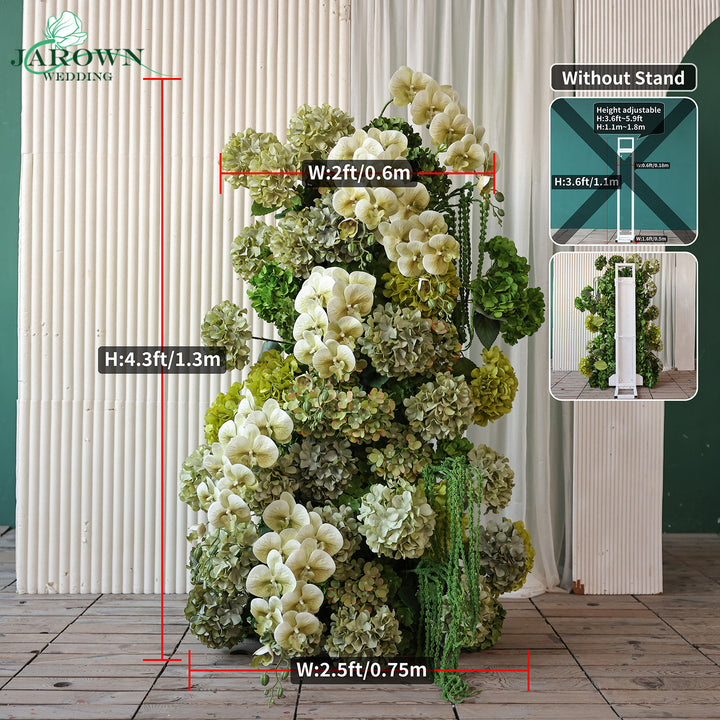 Aisle & Backdrop Flower in Green