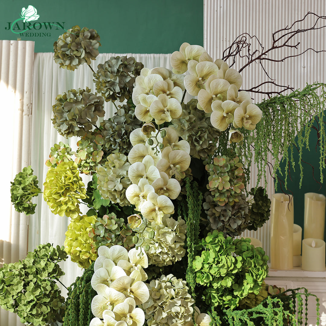 Aisle & Backdrop Flower in Green