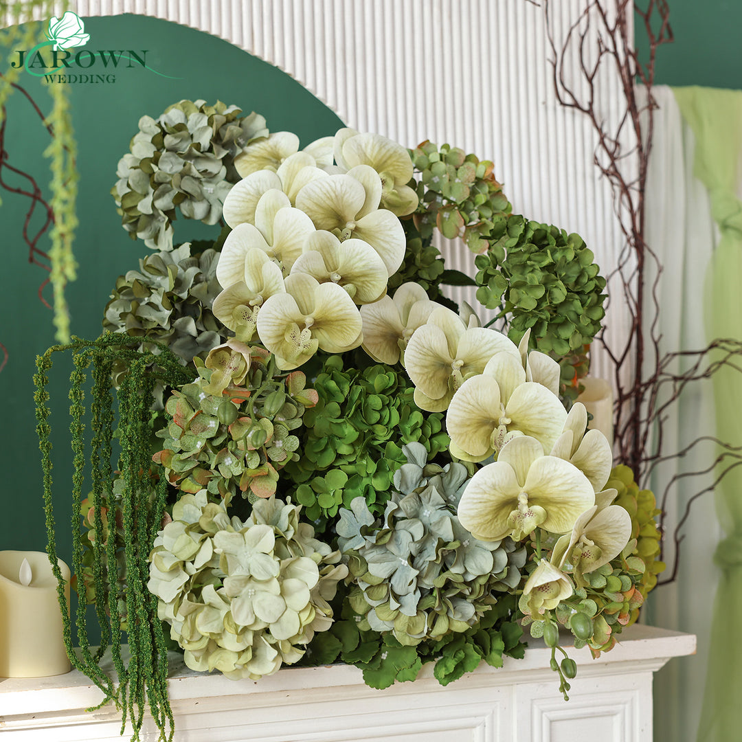 Aisle & Backdrop Flower in Green