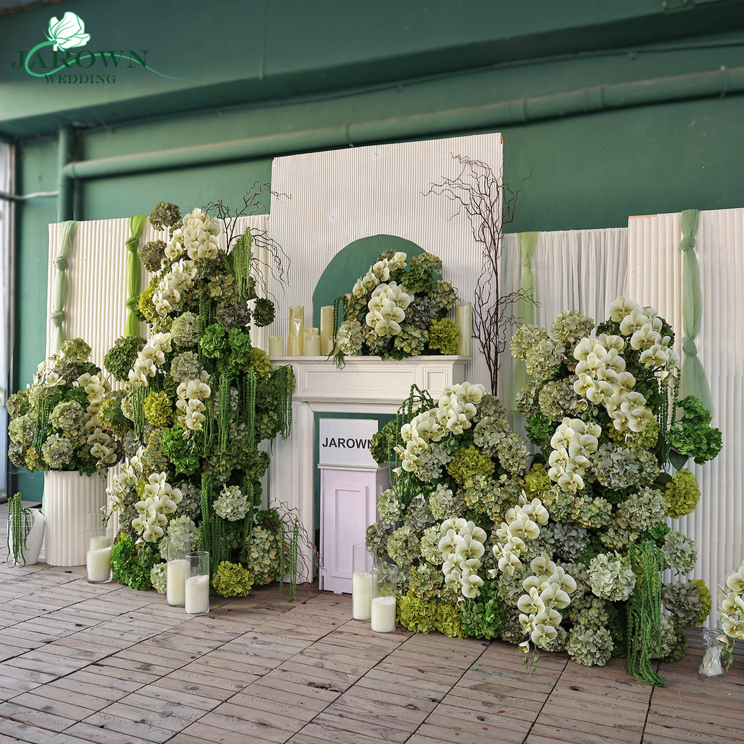 Aisle & Backdrop Flower in Green