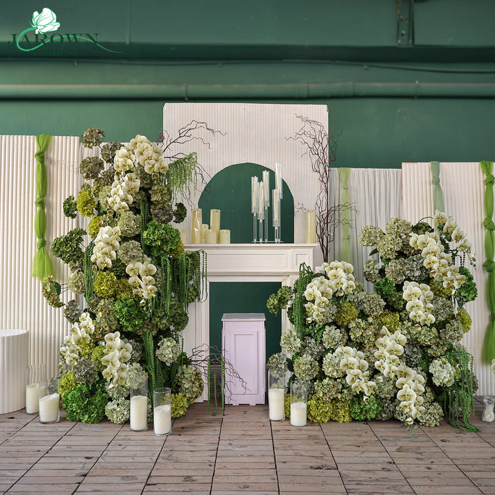 Aisle & Backdrop Flower in Green