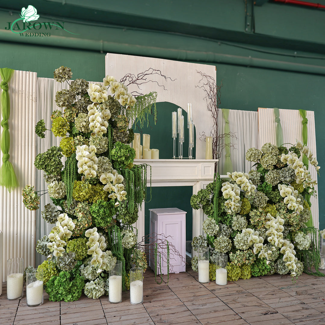 Aisle & Backdrop Flower in Green