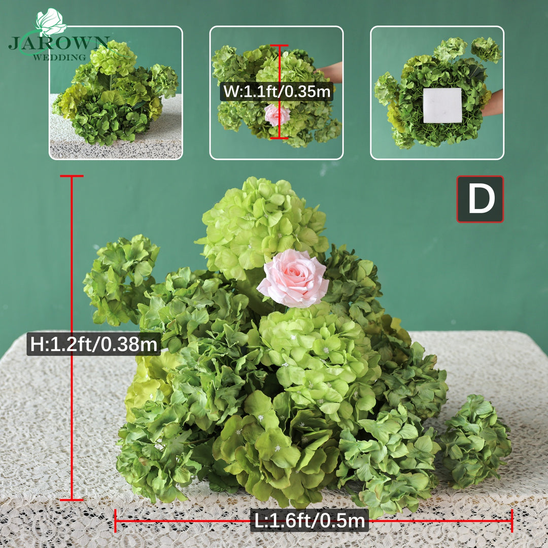 Aisle & Backdrop Flower in Green/Pink