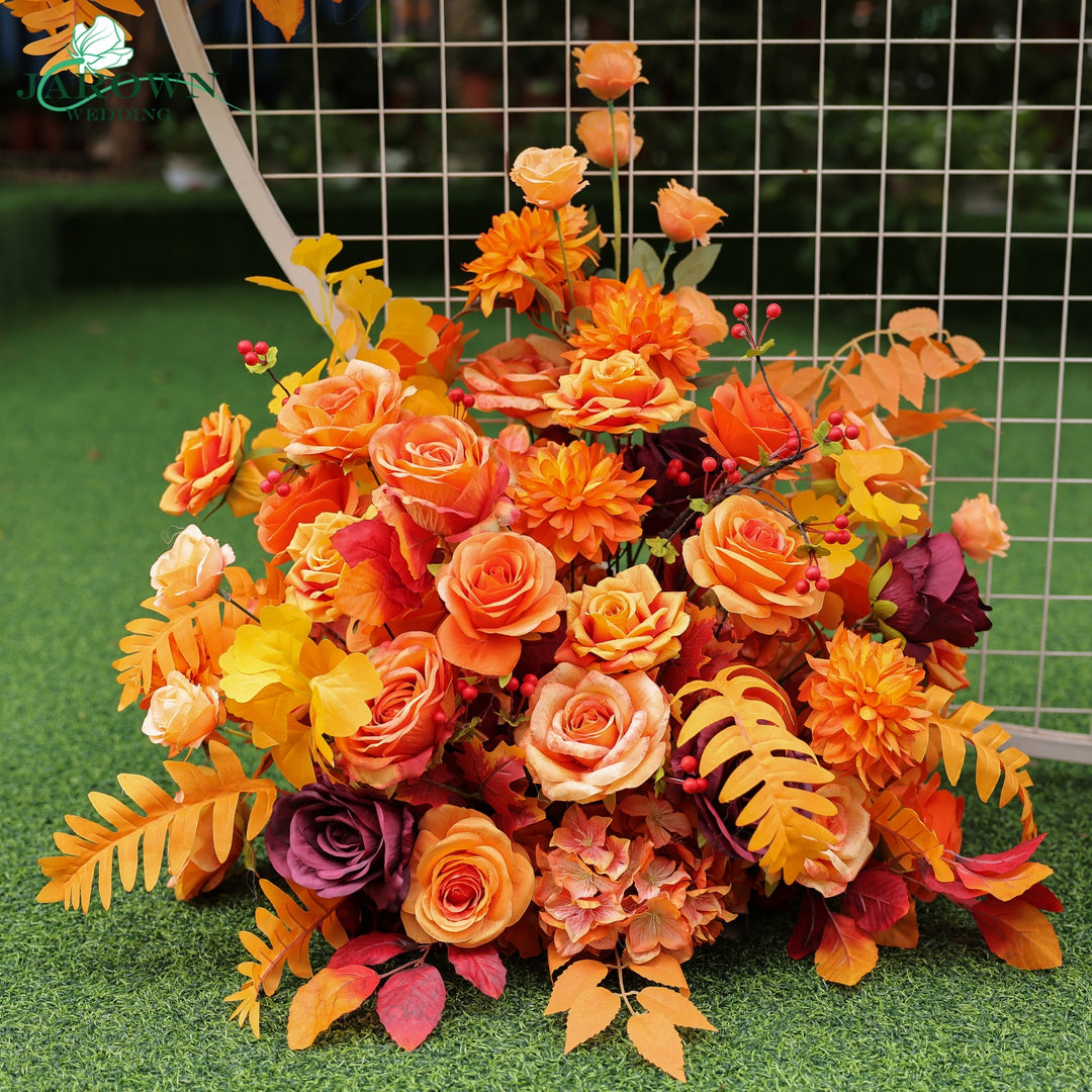 Aisle & Backdrop Flower in Orange