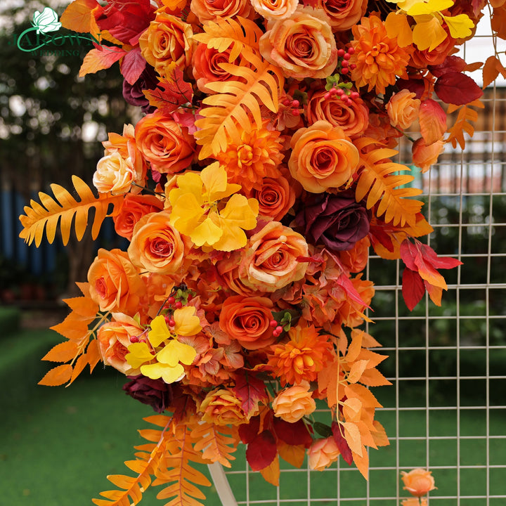 Aisle & Backdrop Flower in Orange