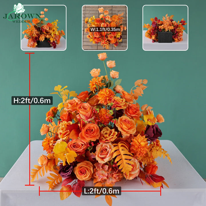 Aisle & Backdrop Flower in Orange