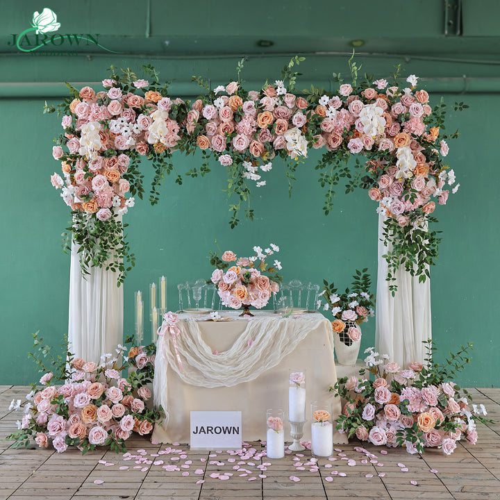 Aisle & Backdrop Flower in Pink/White/Green