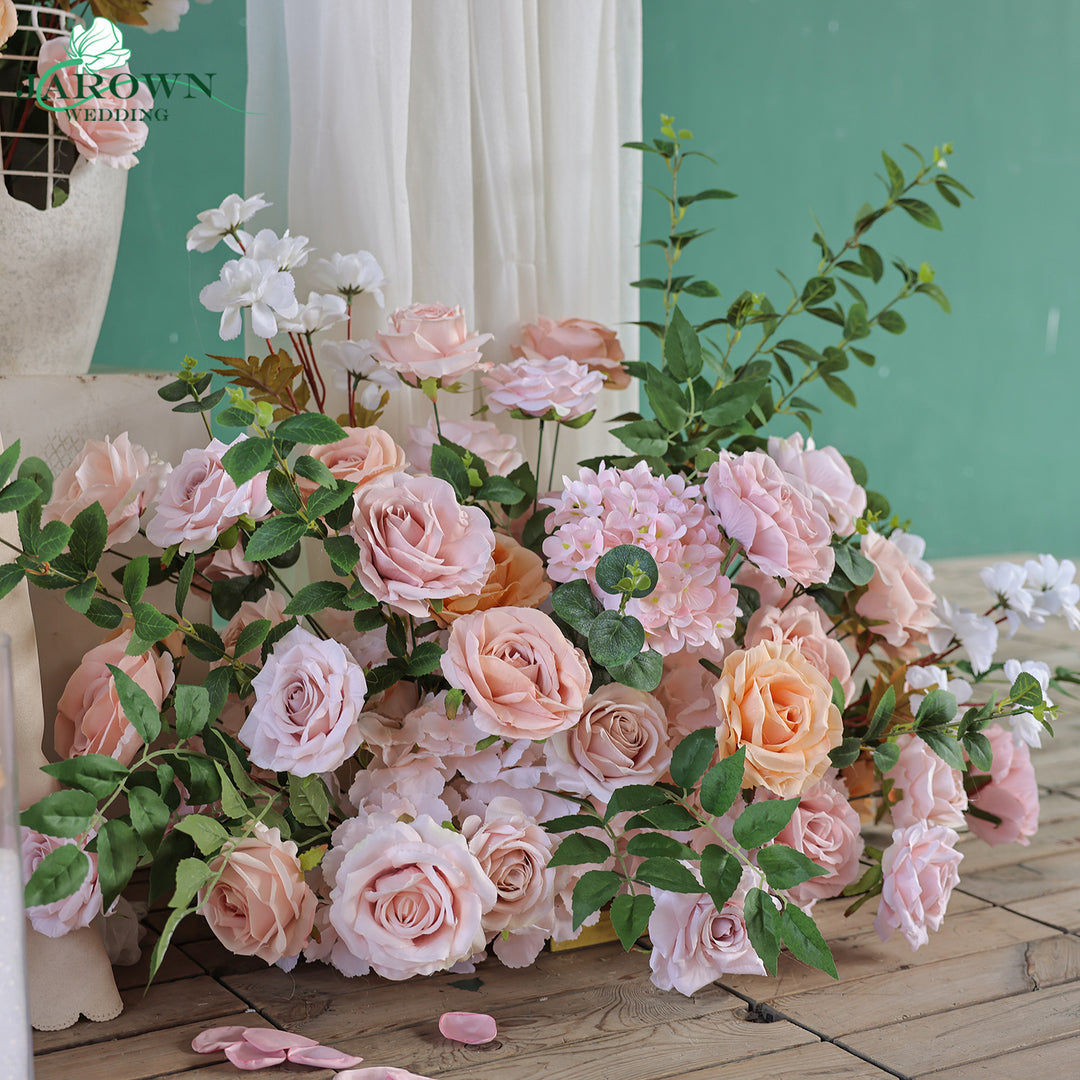 Aisle & Backdrop Flower in Pink/White/Green