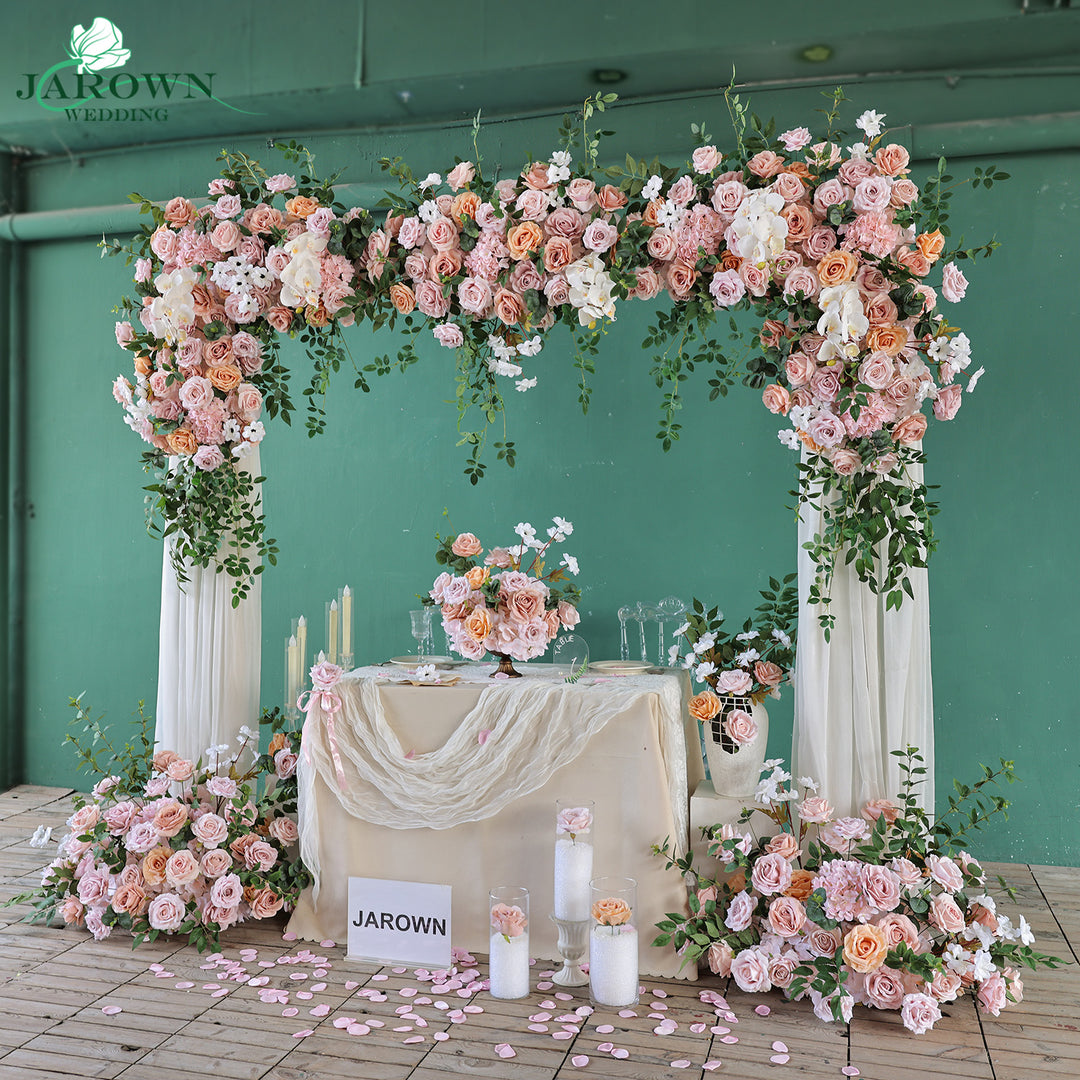 Aisle & Backdrop Flower in Pink/White/Green