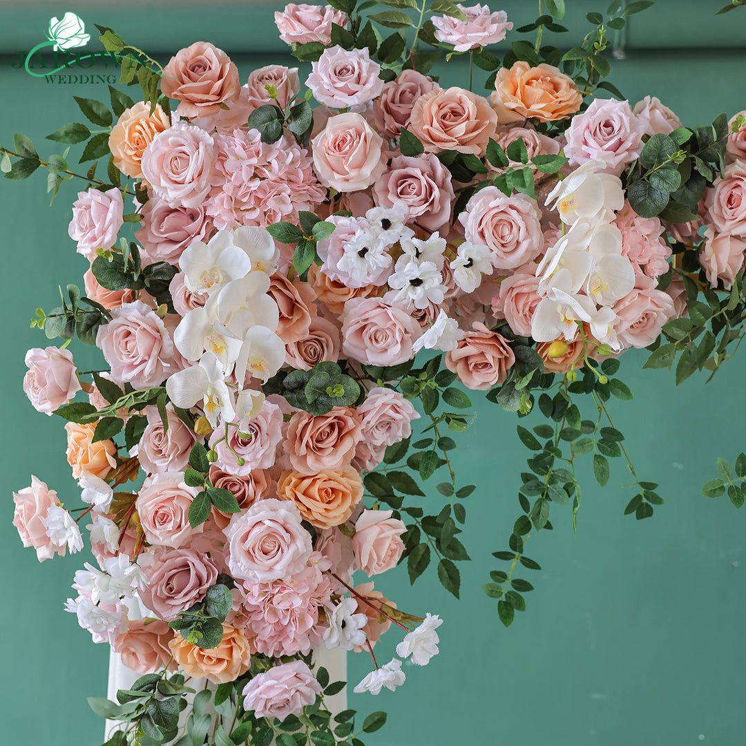 Aisle & Backdrop Flower in Pink/White/Green