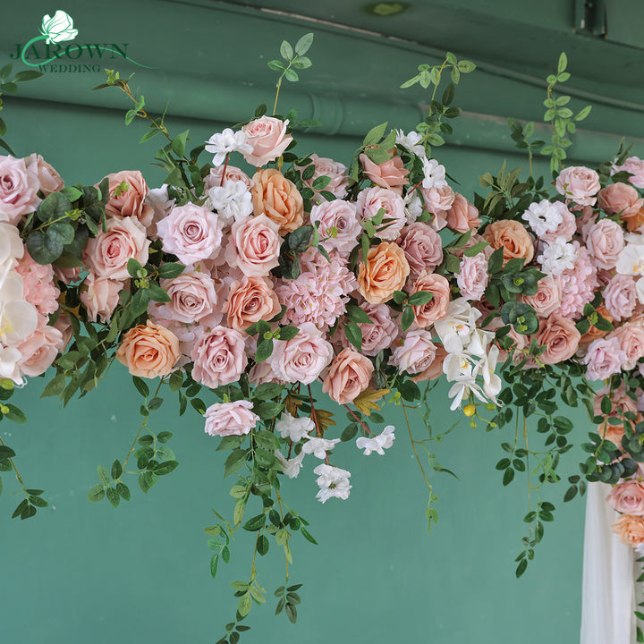 Aisle & Backdrop Flower in Pink/White/Green