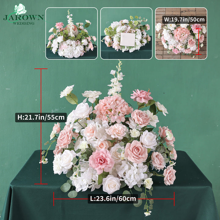 Aisle & Backdrop Flower in Pink/White/Green