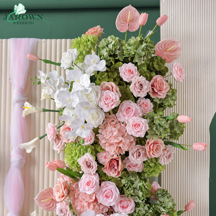 Aisle & Backdrop Flower in Pink/White/Green