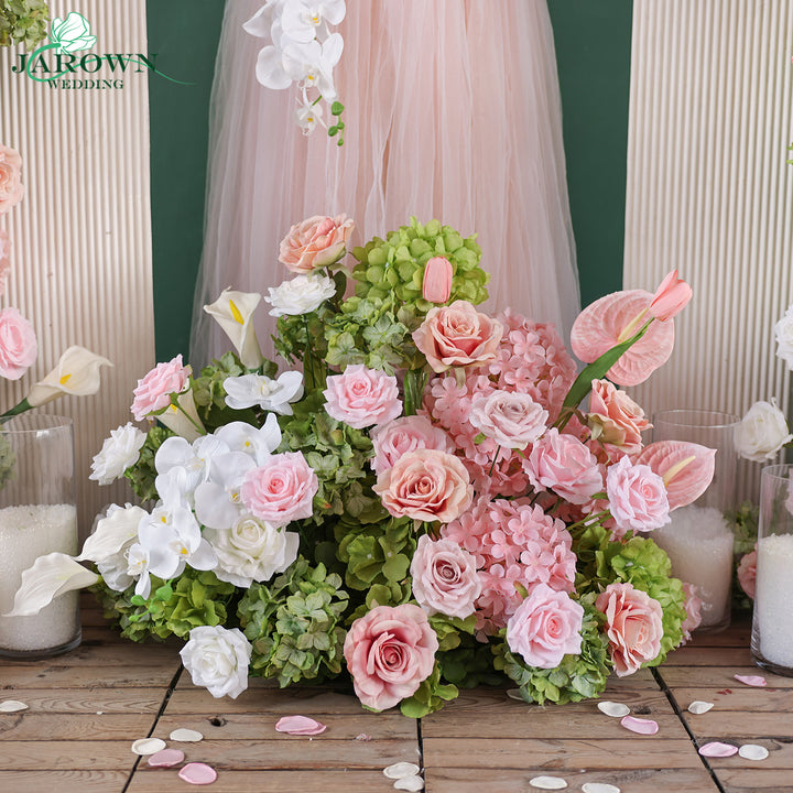 Aisle & Backdrop Flower in Pink/White/Green