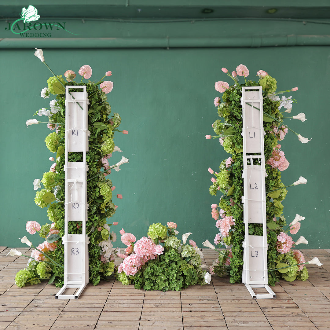Aisle & Backdrop Flower in Pink/White/Green