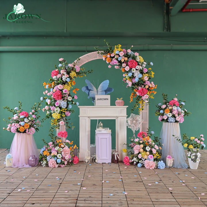 Aisle & Backdrop Flower in Pink/Yellow/Blue/Green