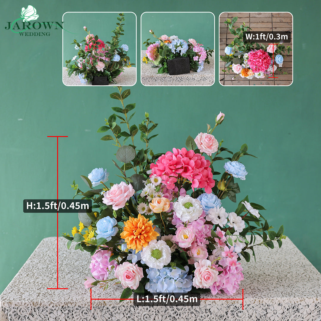 Aisle & Backdrop Flower in Pink/Yellow/Blue/Green