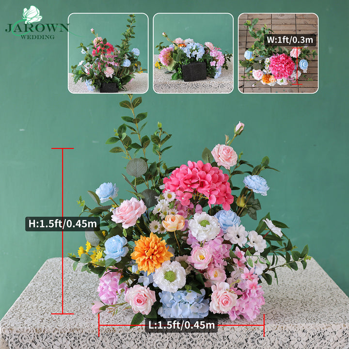 Aisle & Backdrop Flower in Pink/Yellow/Blue/Green