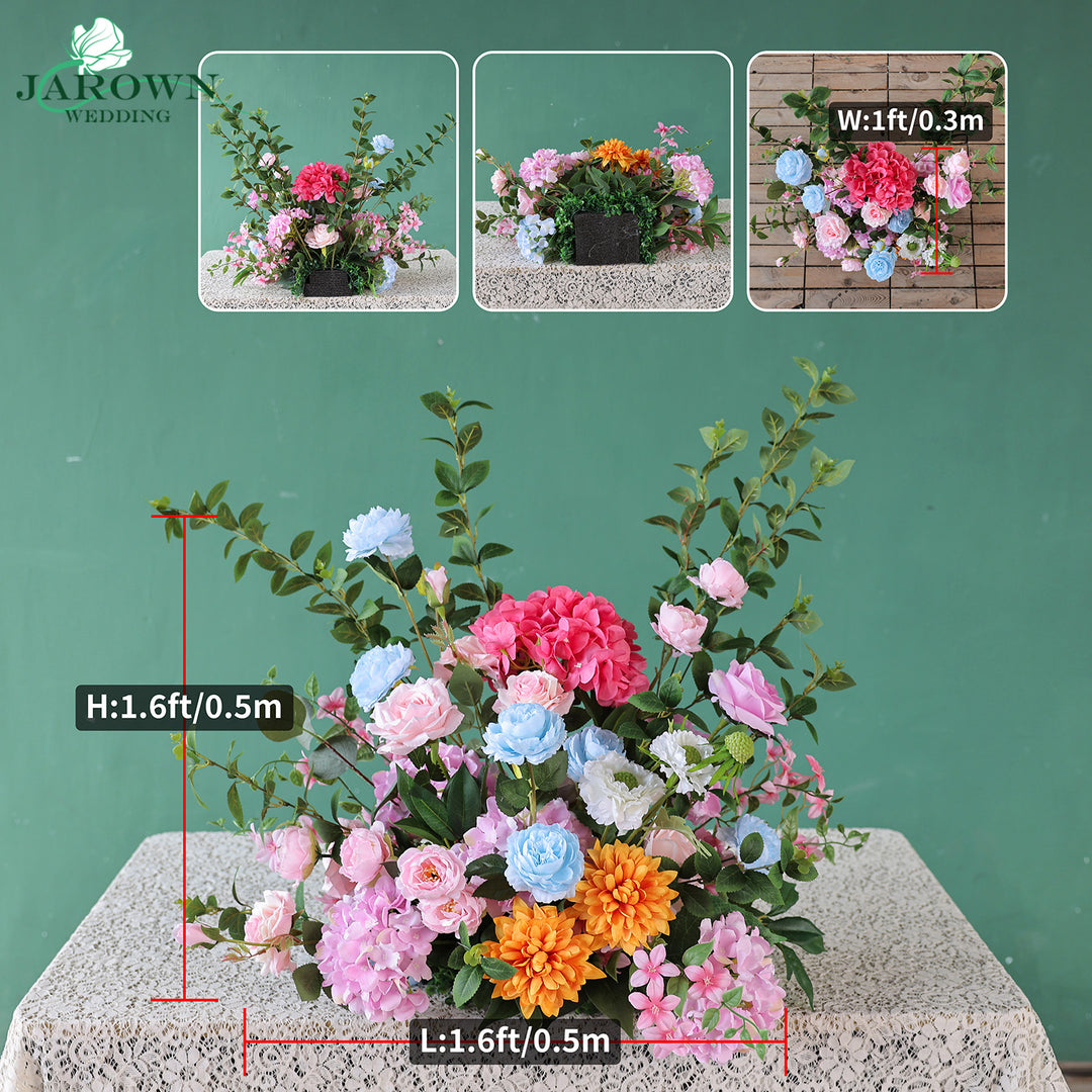 Aisle & Backdrop Flower in Pink/Yellow/Blue/Green