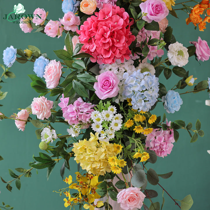 Aisle & Backdrop Flower in Pink/Yellow/Blue/Green