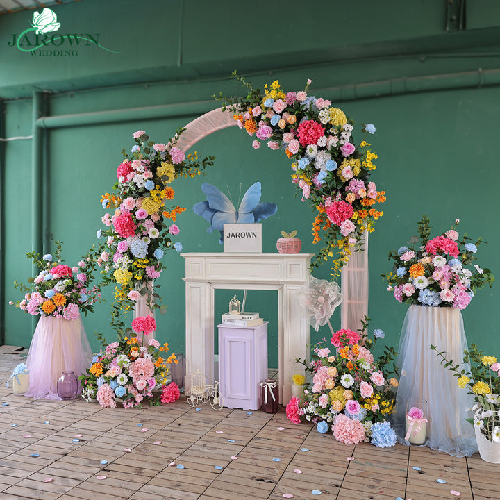 Aisle & Backdrop Flower in Pink/Yellow/Blue/Green