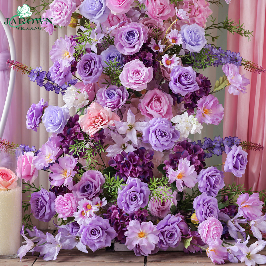 Aisle & Backdrop Flower in Purple/Pink/Green