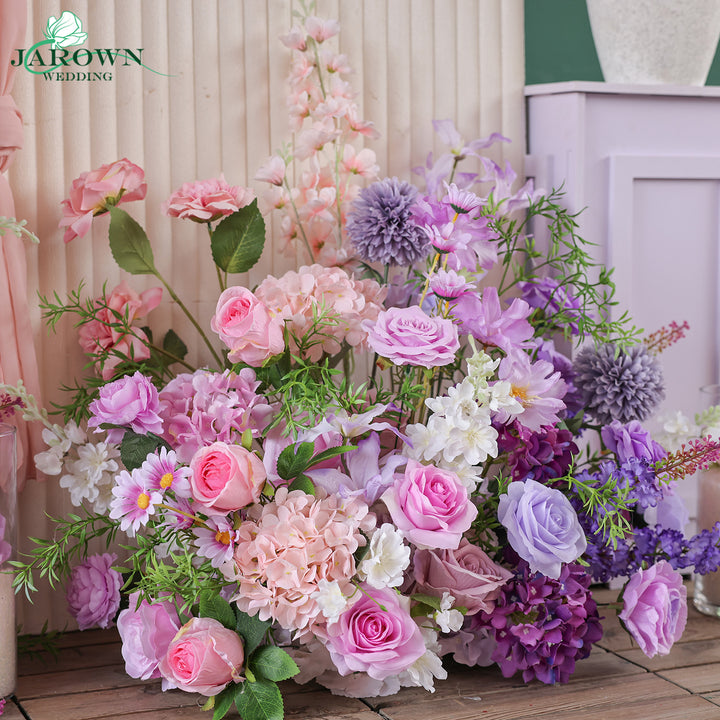 Aisle & Backdrop Flower in Purple/Pink/Green