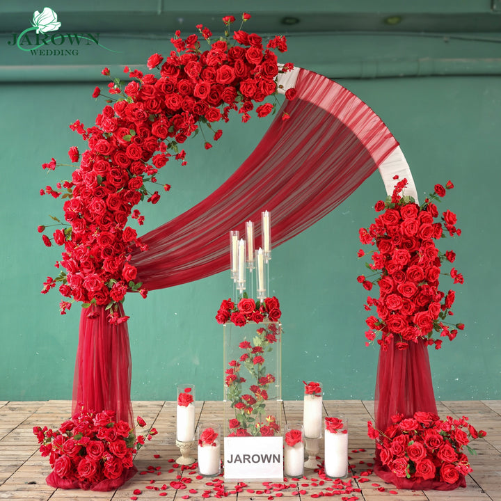 Aisle & Backdrop Flower in Red