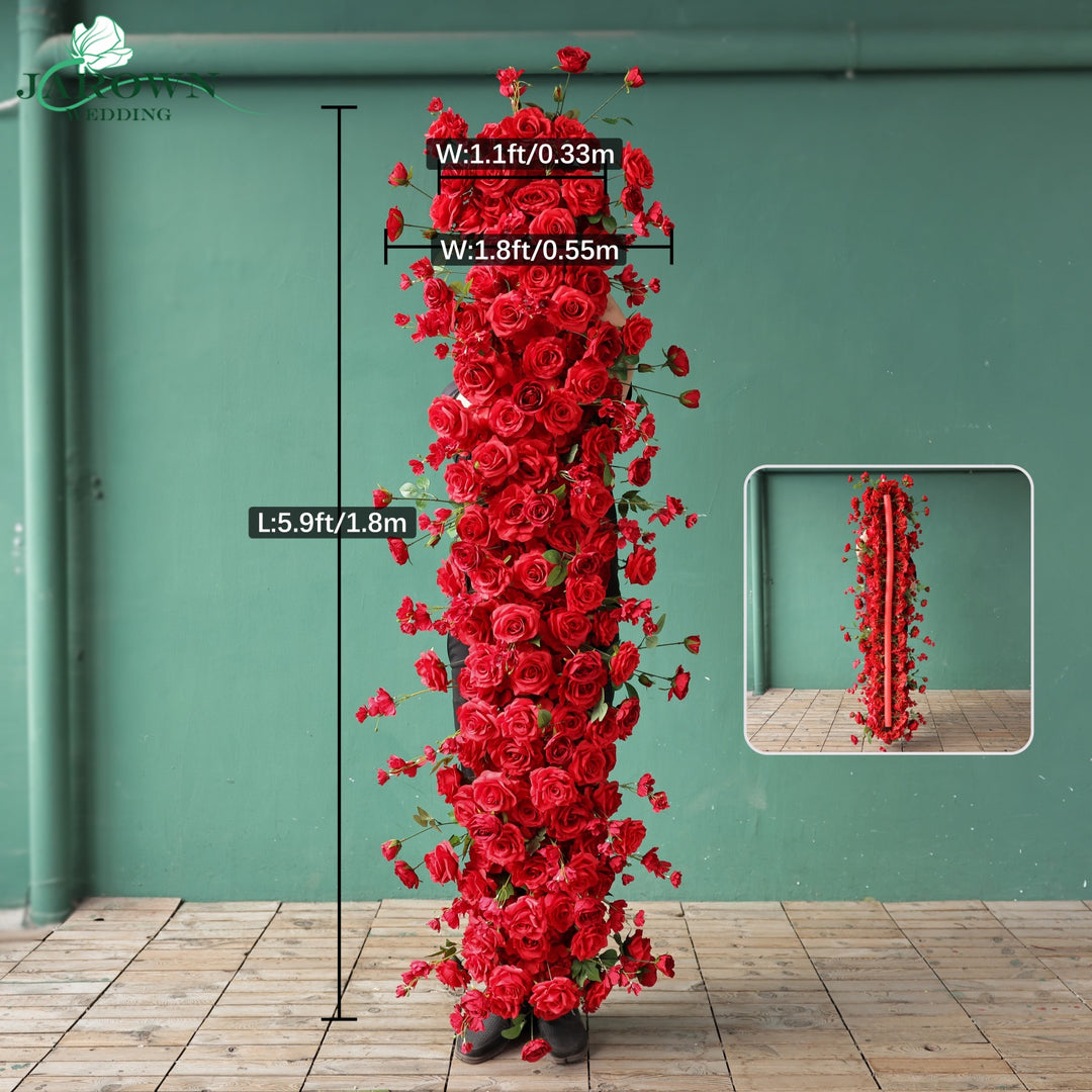 Aisle & Backdrop Flower in Red