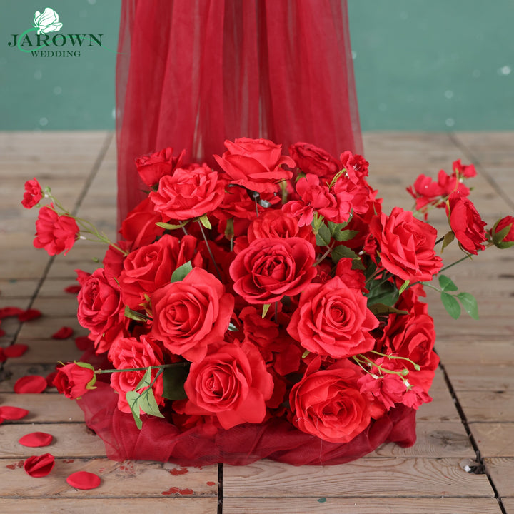 Aisle & Backdrop Flower in Red