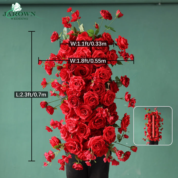 Aisle & Backdrop Flower in Red