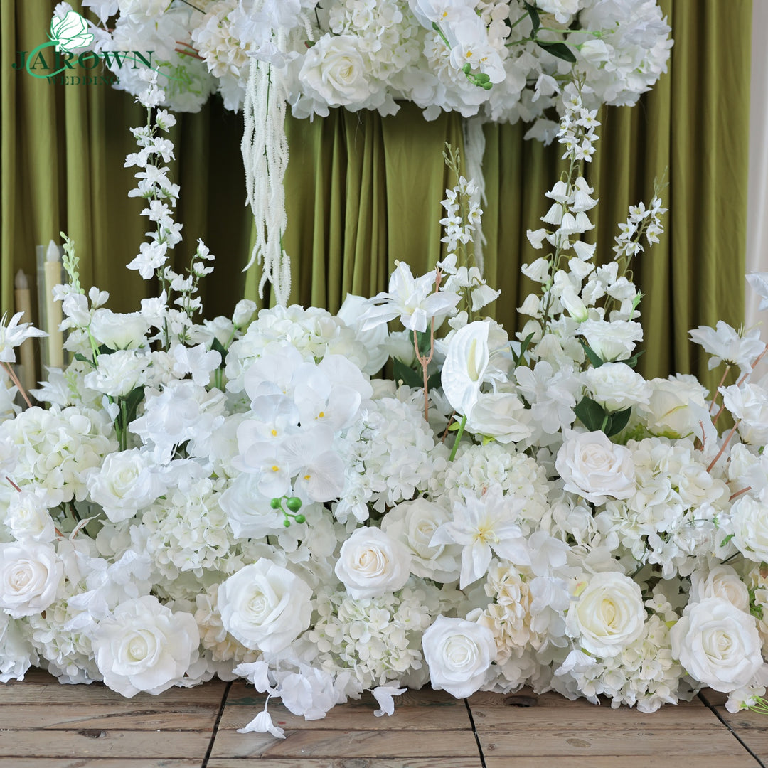 Aisle & Backdrop Flower in White